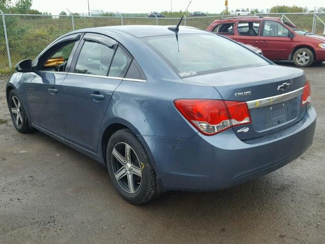 1G1PB5SH1C7296708 - 2012 CHEVROLET CRUZE LS BLUE photo 3