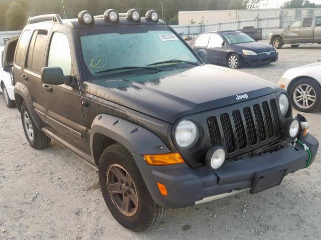 1J4GL38K45W502537 - 2005 JEEP LIBERTY RE BLACK photo 1