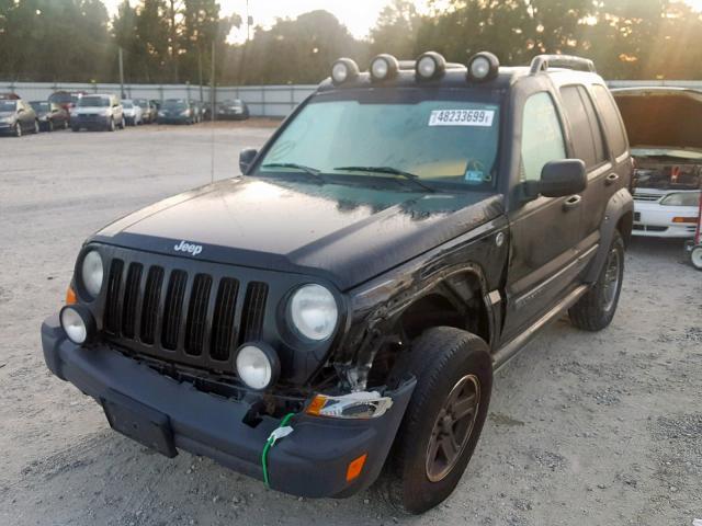 1J4GL38K45W502537 - 2005 JEEP LIBERTY RE BLACK photo 2