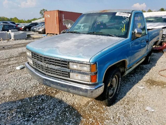 1GCFC24K2PE115110 - 1993 CHEVROLET GMT-400 C2 BLUE photo 2