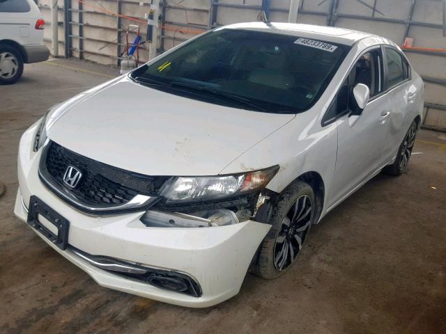 19XFB2F91FE075991 - 2015 HONDA CIVIC EXL Ağ foto 2