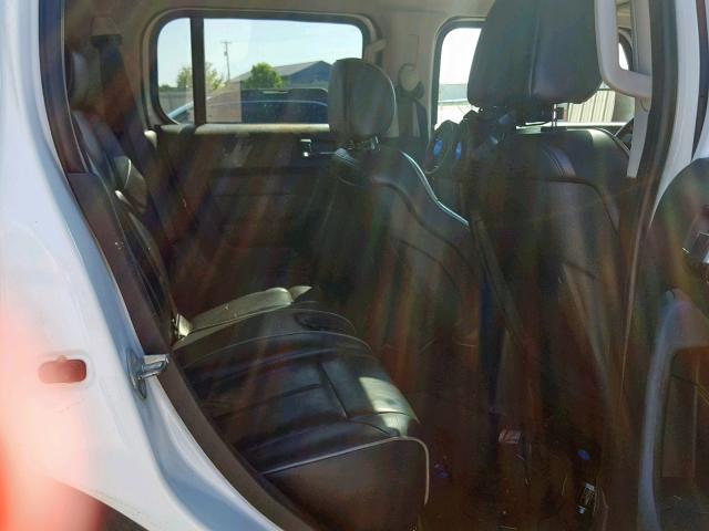 5GTDN136768278129 - 2006 HUMMER H3 WHITE photo 6