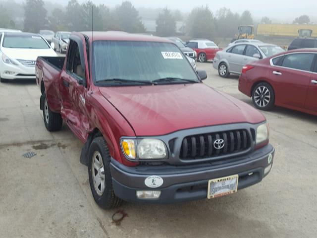 5TENL42N14Z345234 - 2004 TOYOTA TACOMA RED photo 1