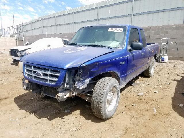 1FTYR44V33PA83778 - 2003 FORD RANGER SUP BLUE photo 2