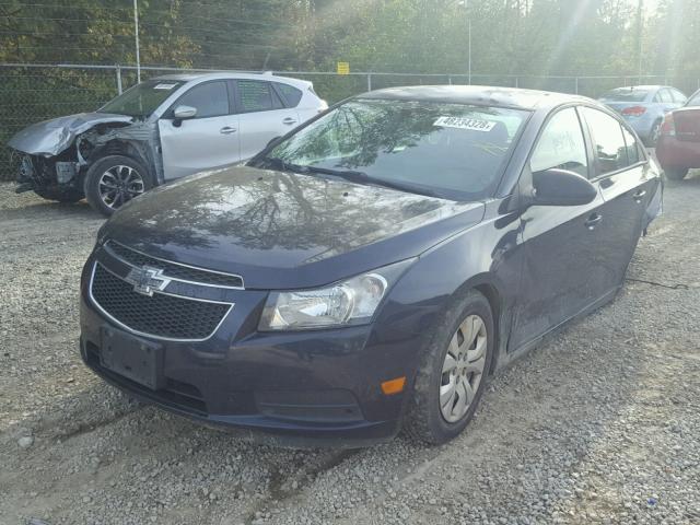 1G1PA5SG7E7180054 - 2014 CHEVROLET CRUZE LS BLUE photo 2