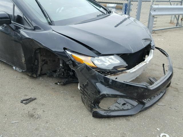 2HGFG3B87FH523127 - 2015 HONDA CIVIC EX შავი ფოტო 9