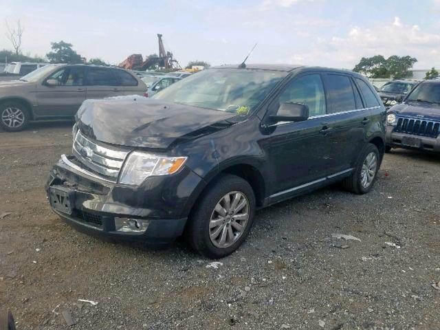 2FMDK4KC7ABB16253 - 2010 FORD EDGE LIMIT BLACK photo 2