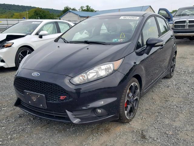 3FADP4GX6KM102755 - 2019 FORD FIESTA ST BLACK photo 2