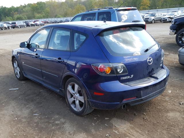 JM1BK343351319757 - 2005 MAZDA 3 HATCHBAC BLUE photo 3