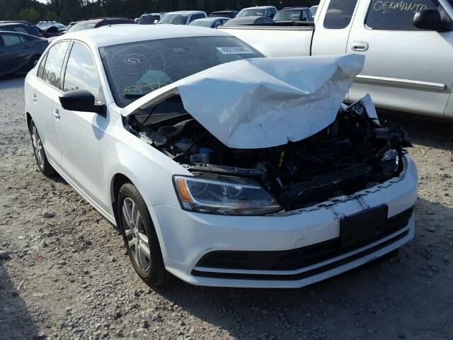 3VW2K7AJ1FM201850 - 2015 VOLKSWAGEN JETTA BASE Սպիտակ լուսանկար 1