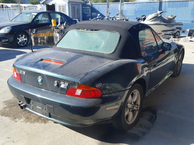 4USCH9341YLG03748 - 2000 BMW Z3 2.3 GREEN photo 4