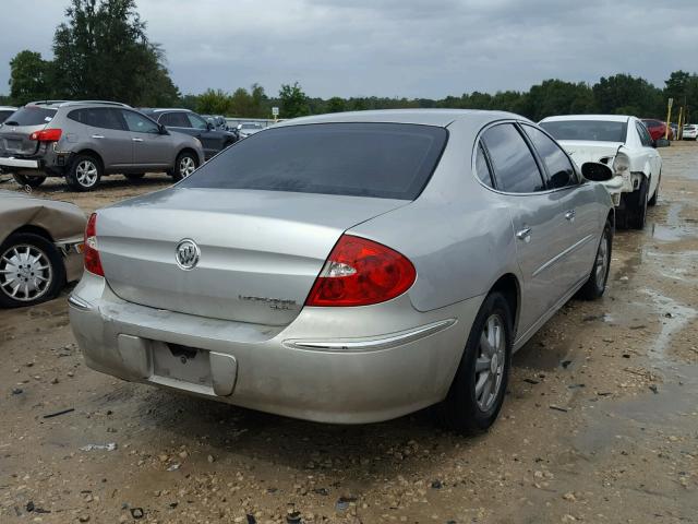 2G4WD582381194987 - 2008 BUICK LACROSSE C SILVER photo 4