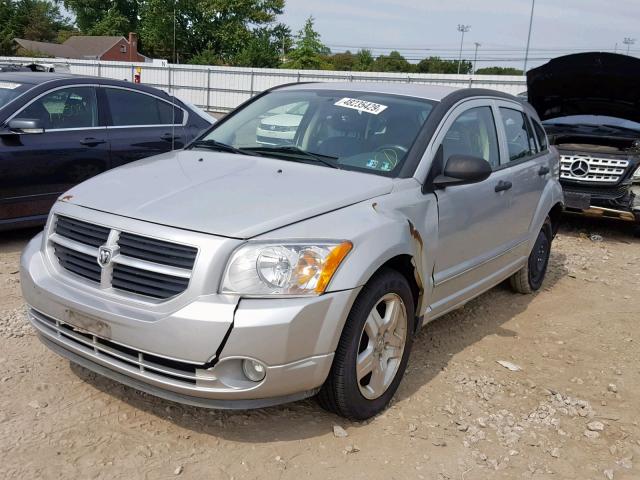 1B3HB48B67D301077 - 2007 DODGE CALIBER SX SILVER photo 2