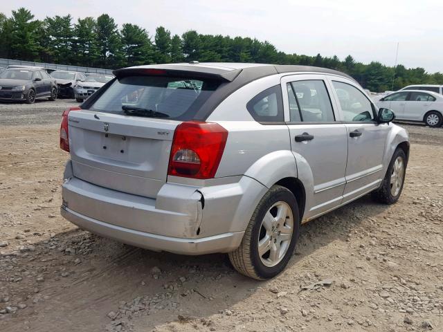 1B3HB48B67D301077 - 2007 DODGE CALIBER SX SILVER photo 4