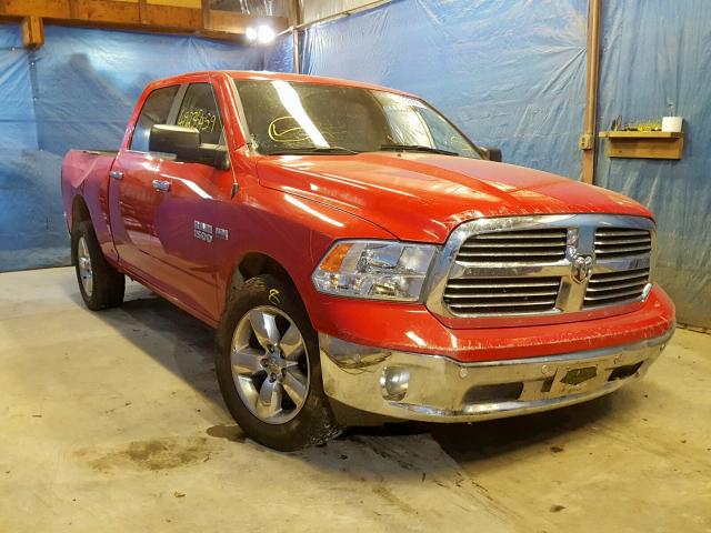 1C6RR7TT0HS685362 - 2017 RAM 1500 SLT RED photo 1