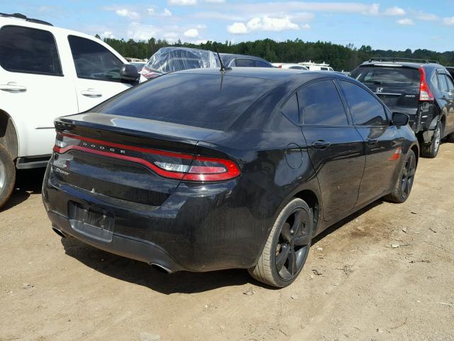 1C3CDFBB7GD539628 - 2016 DODGE DART SXT BLACK photo 4