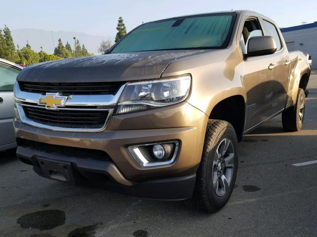 1GCGSCE35G1156777 - 2016 CHEVROLET COLORADO L BROWN photo 2