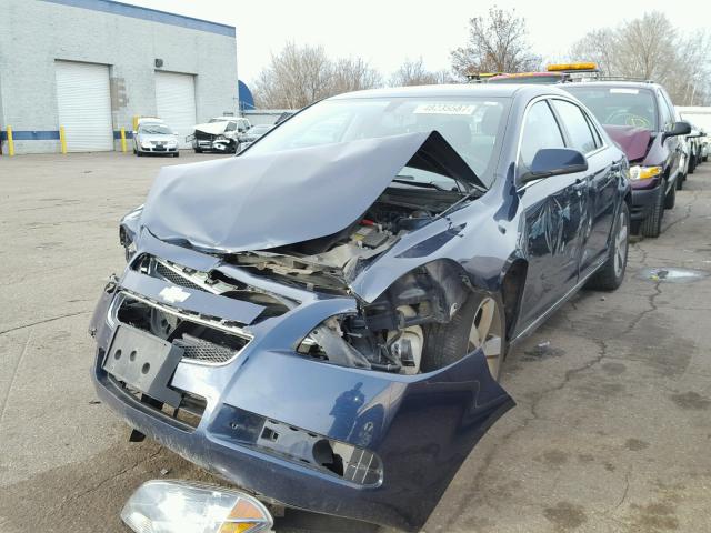 1G1ZC5E15BF215847 - 2011 CHEVROLET MALIBU 1LT BLUE photo 2