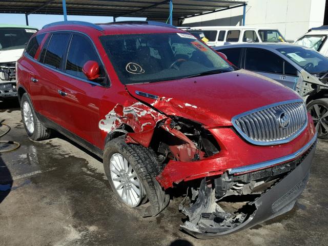 5GAKRCED6CJ339096 - 2012 BUICK ENCLAVE RED photo 1