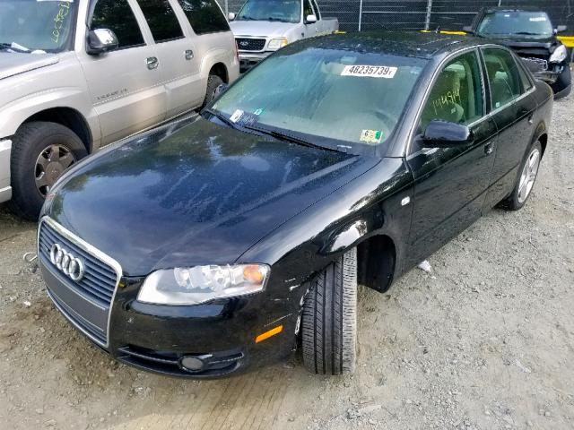 WAUDF78E87A125810 - 2007 AUDI A4 2.0T QU BLACK photo 2