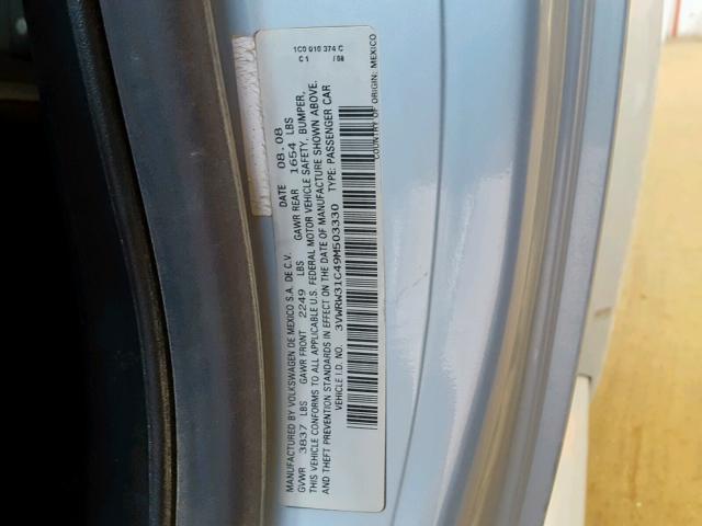 3VWRW31C49M503330 - 2009 VOLKSWAGEN NEW BEETLE ლურჯი ფოტო 10