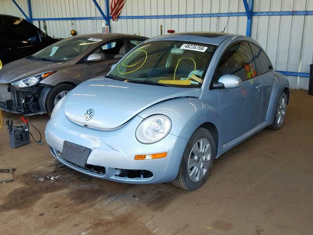 3VWRW31C49M503330 - 2009 VOLKSWAGEN NEW BEETLE ლურჯი ფოტო 2