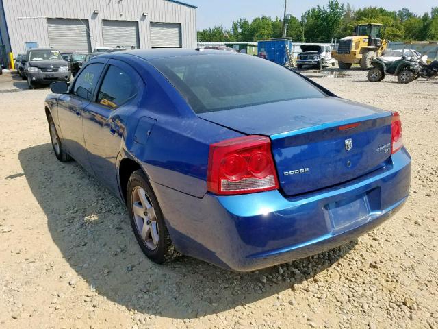 2B3KA33V39H595449 - 2009 DODGE CHARGER SX BLUE photo 3