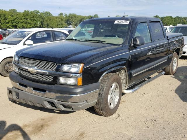 2GCEC13T651104125 - 2005 CHEVROLET SILVERADO BLACK photo 2