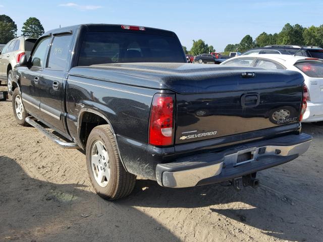 2GCEC13T651104125 - 2005 CHEVROLET SILVERADO BLACK photo 3