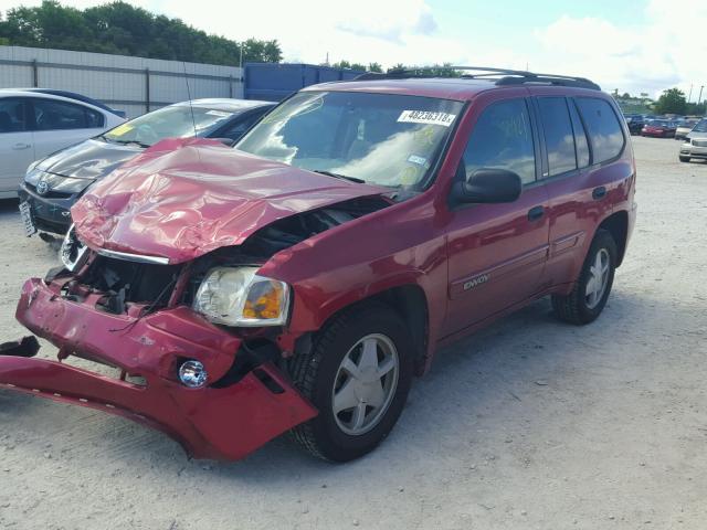 1GKDS13S532138631 - 2003 GMC ENVOY BURGUNDY photo 2