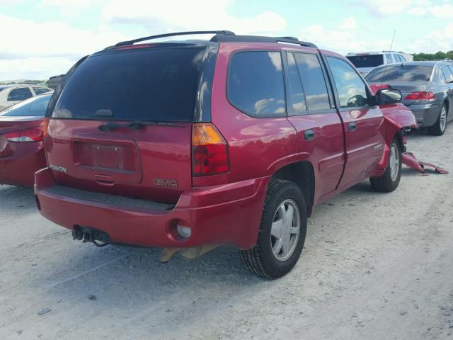 1GKDS13S532138631 - 2003 GMC ENVOY BURGUNDY photo 4