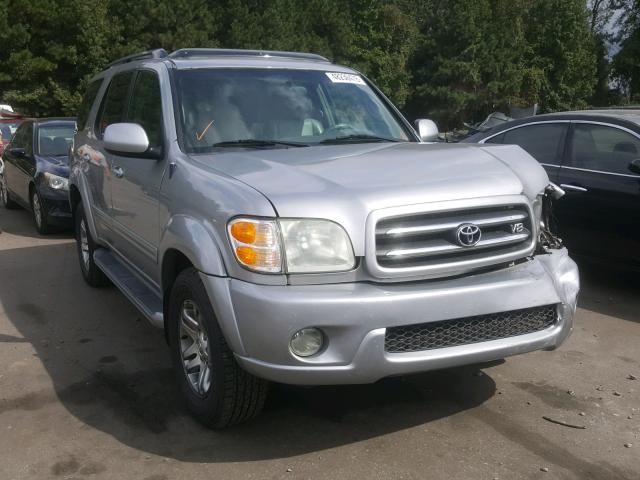 5TDZT38A73S150153 - 2003 TOYOTA SEQUOIA LI SILVER photo 1