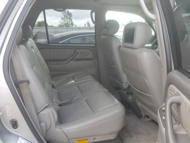 5TDZT38A73S150153 - 2003 TOYOTA SEQUOIA LI SILVER photo 6