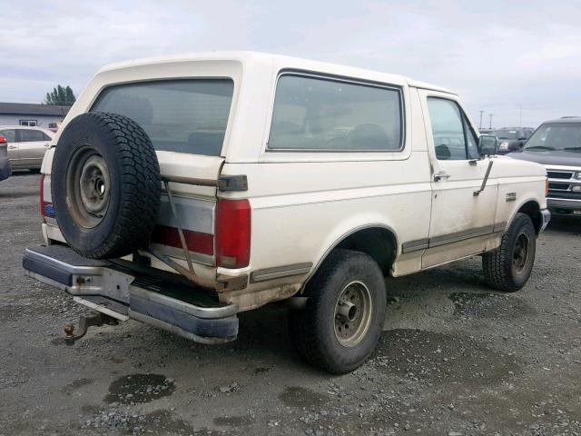 1FMEU15H3MLA71692 - 1991 FORD BRONCO U10 CREAM photo 4