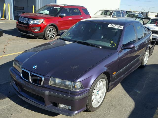 WBSCD9329WEE07177 - 1998 BMW M3 PURPLE photo 2