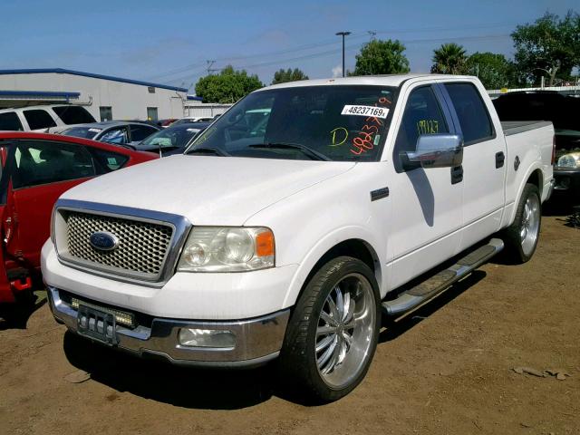 1FTPW12564KD83061 - 2004 FORD F150 SUPER WHITE photo 2