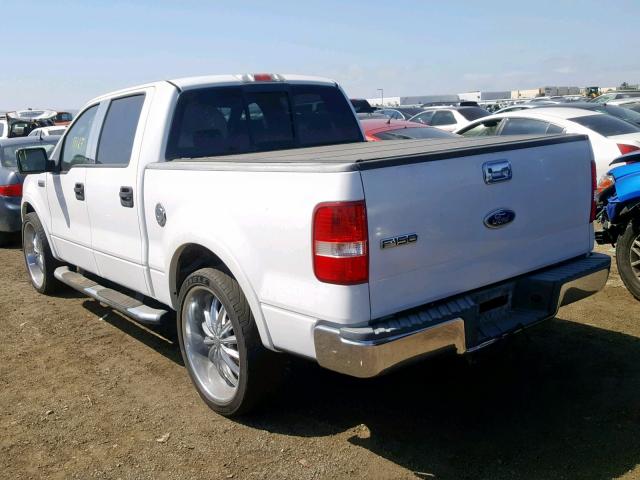 1FTPW12564KD83061 - 2004 FORD F150 SUPER WHITE photo 3