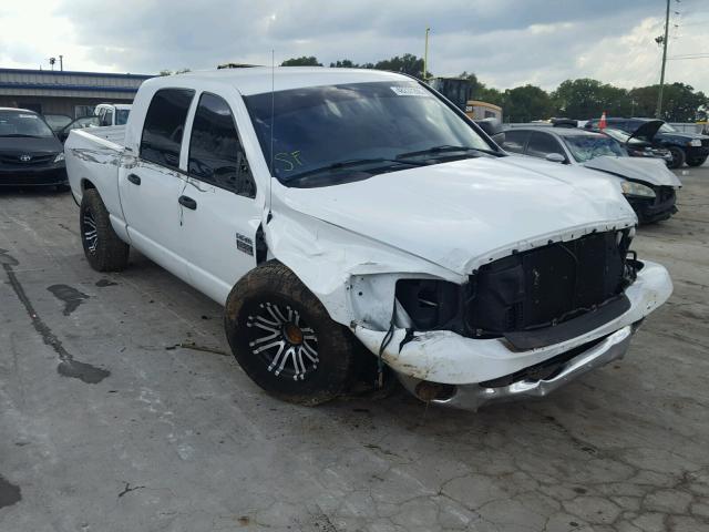 3D7KR29A17G770855 - 2007 DODGE RAM 2500 WHITE photo 1