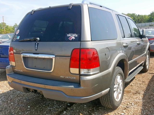 5LMEU88H64ZJ12198 - 2004 LINCOLN AVIATOR 金色 照片 4