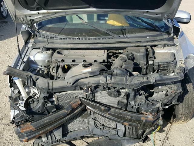 KNAFU4A21B5398182 - 2011 KIA FORTE EX SILVER photo 7