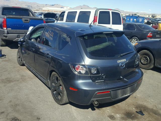 JM1BK344781178589 - 2008 MAZDA 3 HATCHBAC GRAY photo 3