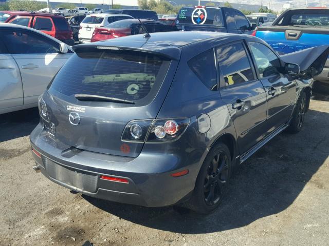 JM1BK344781178589 - 2008 MAZDA 3 HATCHBAC GRAY photo 4