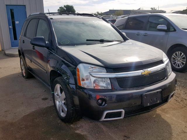 2CNDL037286337169 - 2008 CHEVROLET EQUINOX SP BLACK photo 1