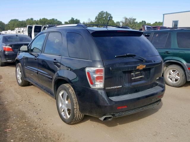 2CNDL037286337169 - 2008 CHEVROLET EQUINOX SP BLACK photo 3