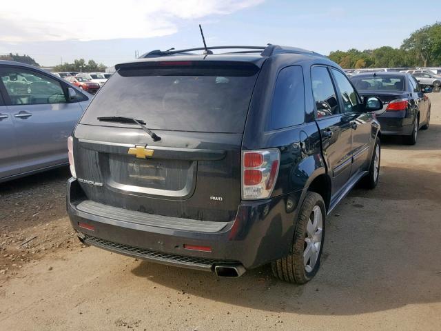 2CNDL037286337169 - 2008 CHEVROLET EQUINOX SP BLACK photo 4