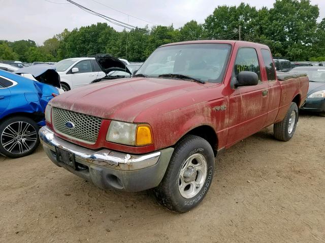 1FTZR45E73TA26798 - 2003 FORD RANGER SUP RED photo 2