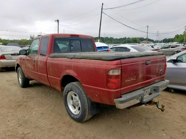 1FTZR45E73TA26798 - 2003 FORD RANGER SUP RED photo 3