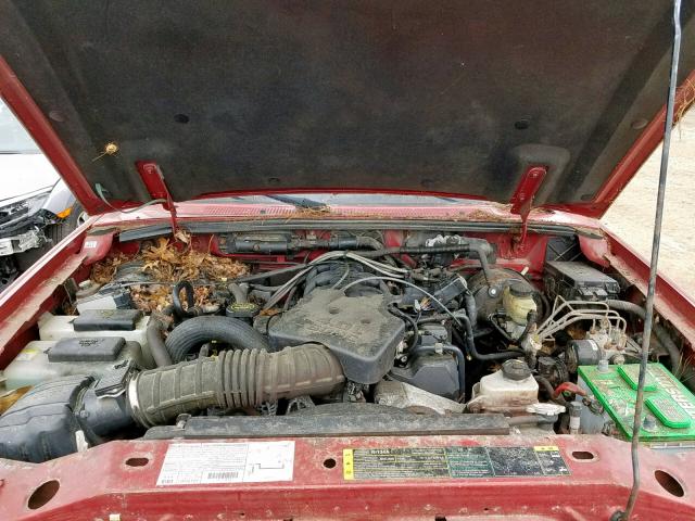 1FTZR45E73TA26798 - 2003 FORD RANGER SUP RED photo 7