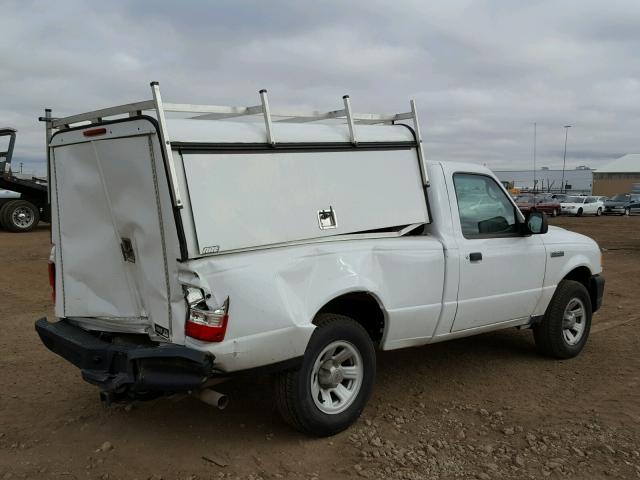 1FTYR10U88PA39553 - 2008 FORD RANGER WHITE photo 4