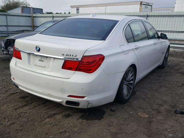 WBAKB4C55BC574271 - 2011 BMW 740 LI WHITE photo 4